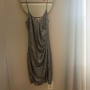 BCBG Sequins midi party dress